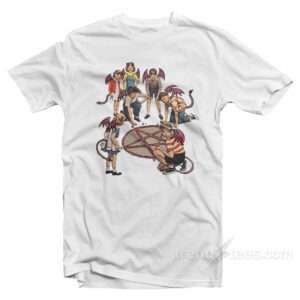 Children Of Satan Playing Pentagram Marbles T-Shirt