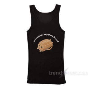 Emotional Support Bread Cat Loaf Tank Top