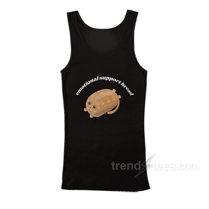 Emotional Support Bread Cat Loaf Tank Top