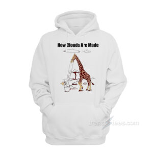 How Clouds Are Made Giraffe Hoodie