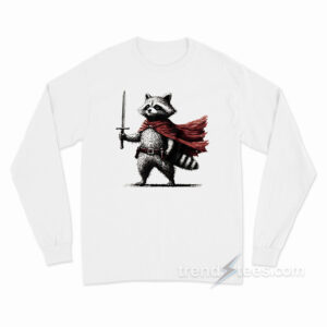 Raccoon Knight Cape Long Sleeve Shirt