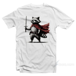 Raccoon Knight Cape T-Shirt