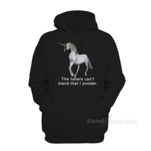 The Haters Can't Stand That I Ponder Unicorn Hoodie