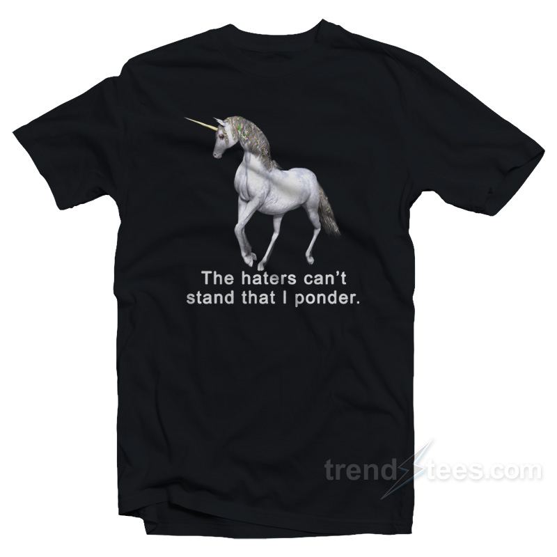 The Haters Can't Stand That I Ponder Unicorn T-Shirt