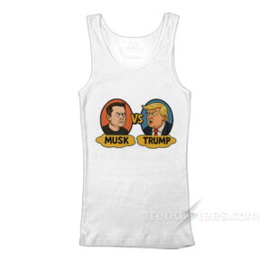 Trump vs Musk Beavis and Butthead Parody Tank Top