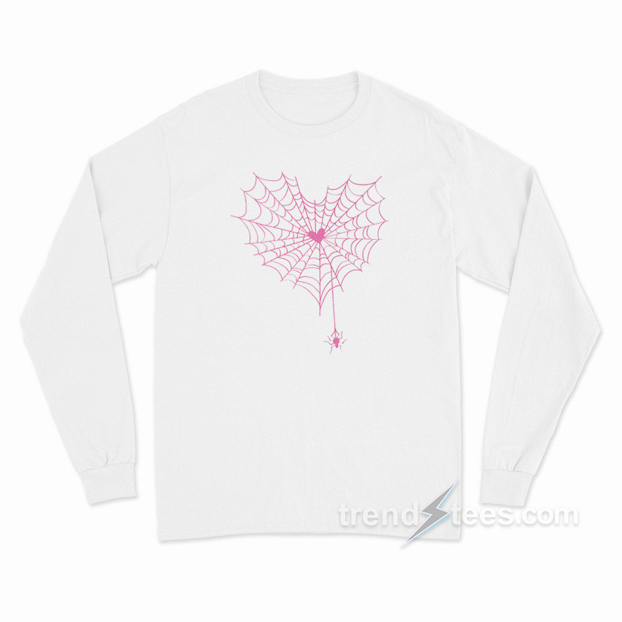 Web Heart Long Sleeve Shirt