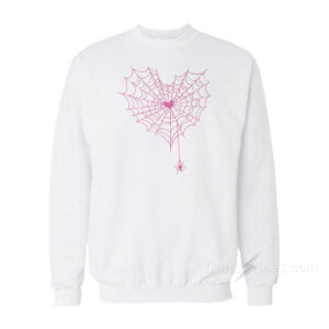 Web Heart Sweatshirt