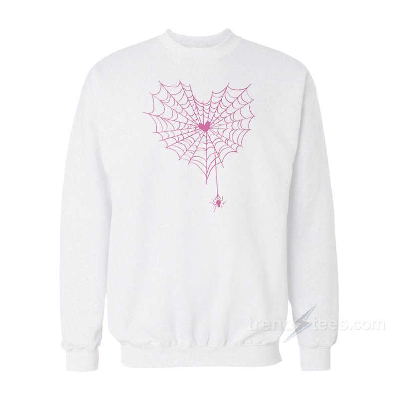Web Heart Sweatshirt