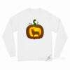 Australian Shepherd Pumpkin Halloween Long Sleeve Shirt