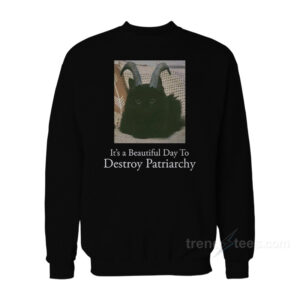 It's A Beautiful Day To Destroy Patriarch Sweatshirt
