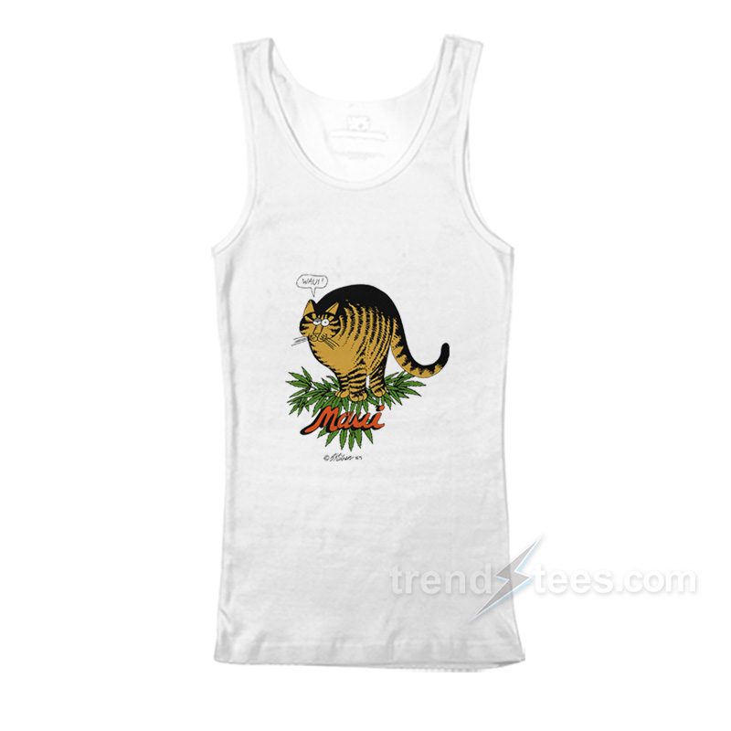 Kliban Cat Maui Waui Tank Top