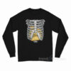 Skeleton Rib Cage Taco Long Sleeve Shirt