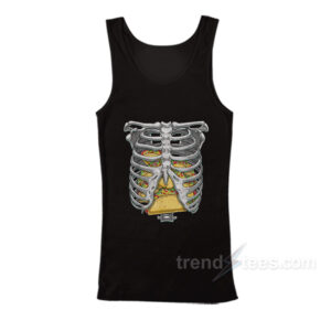 Skeleton Rib Cage Taco Tank Top