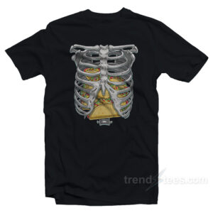 Skeleton Rib Cage Taco T-Shirt