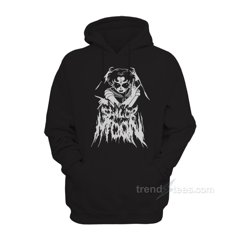 Black Metal Moon Hoodie