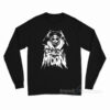 Black Metal Moon Long Sleeve Shirt