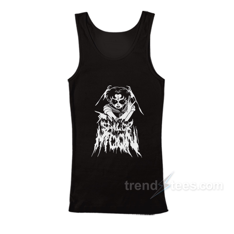 Black Metal Moon Tank Top