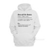 Bread Or Buns Definition Hoodie