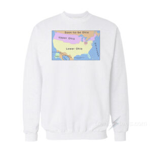 Map Of Ohio Sweatshirt