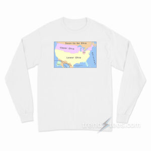 Map Of Ohio Long Sleeve Shirt