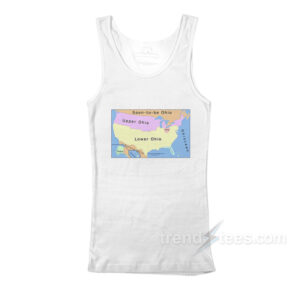 Map Of Ohio Tank Top