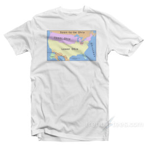 Map Of Ohio T-Shirt
