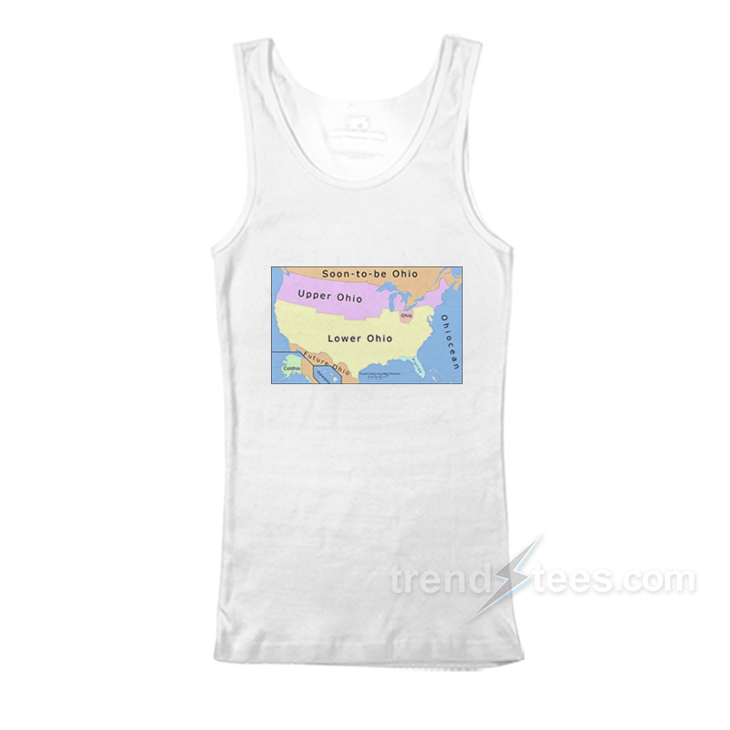 Map Of Ohio Tank Top