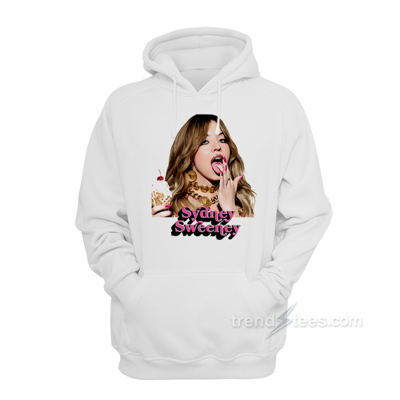 Sydney Sweeney Licking Ice Cream Hoodie
