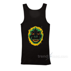 Godzilla Halloween Head Tank Top