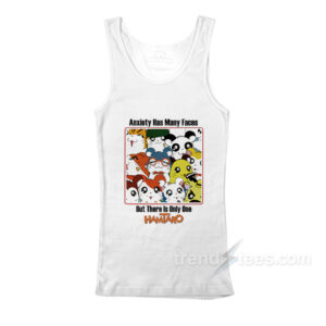 Anxiety Has Many Faces Hamtaro Tank Top