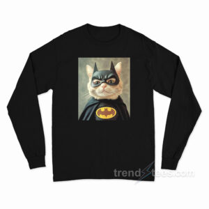 Batman Cat Long Sleeve Shirt