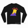 Bart Simpson Sad Broken Heart Long Sleeve Shirt