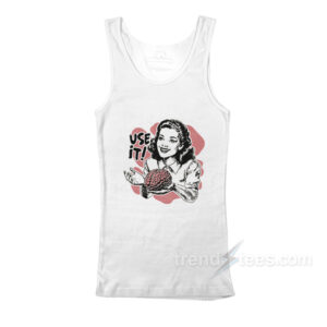 Brain Use It Sarcastic Vintage Tank Top