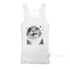 Y2k Retro Cat Meme Tank Top