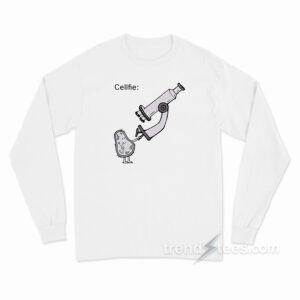 Cellfie Funny Science Biology Long Sleeve Shirt