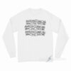 Fuck You I Won't Do What You Tell Me Long Sleeve Shirt
