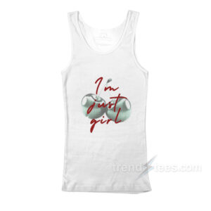 I'm Just A Girl Cherry Tank Top