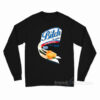 Bitch Be Gone Don't Try Me Orange Spray Long Sleeve Shirt