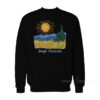 Gogh Outside Wheatfield And Sun Sweatshirt