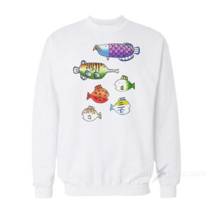 Fishing Wii Play Fish Species Sweatshirt