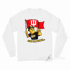 Indiana Hoosiers Just For Today Purdue Rivalry Funny College Football Long Sleeve Shirt