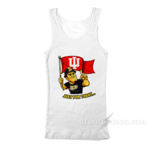 Indiana Hoosiers Just For Today Purdue Rivalry Funny College Football Tank Top