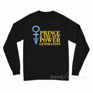 Prince And The New Power Generation Logo Long Sleeve Shirt