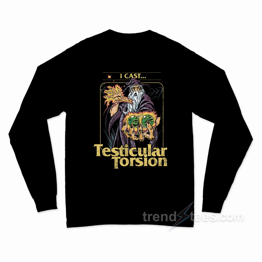 Testicular Torsion Wizard Long Sleeve Shirt