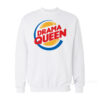 Drama Queen Burger Logo Parody Sweatshirt