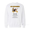 Art Scholarships Draw Me Vintage Cartoon Duck Sweatshirt