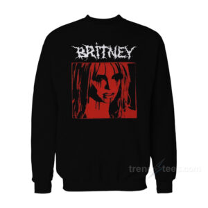 Britney Black Metal Sweatshirt