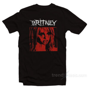 Britney Black Metal T-Shirt