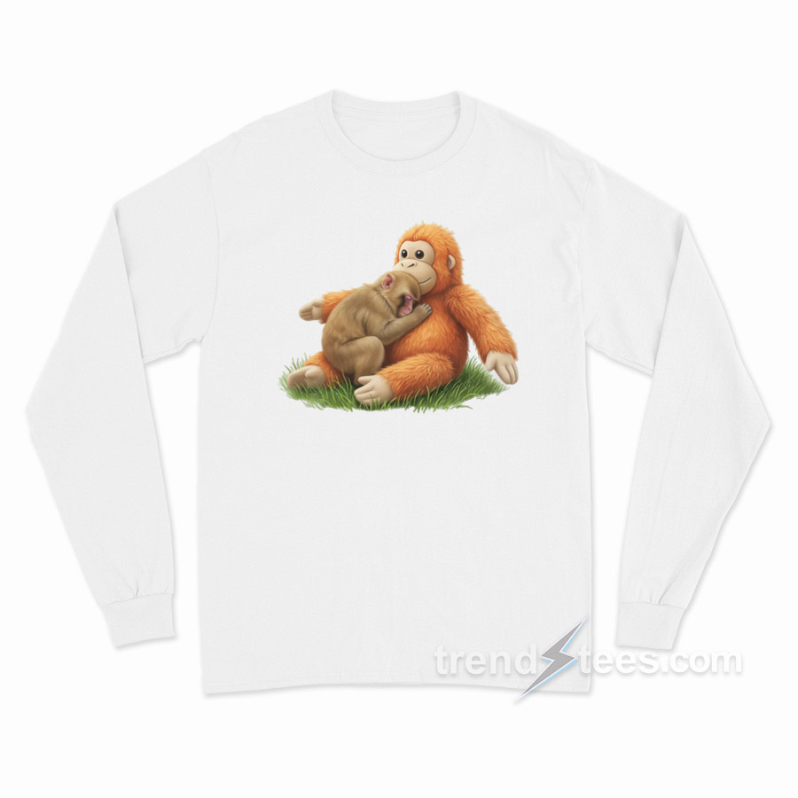 Punch The Monkey Long Sleeve Shirt
