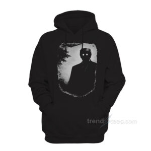 Dark Shadow Figure Mysterious Silhouette Trump Hoodie